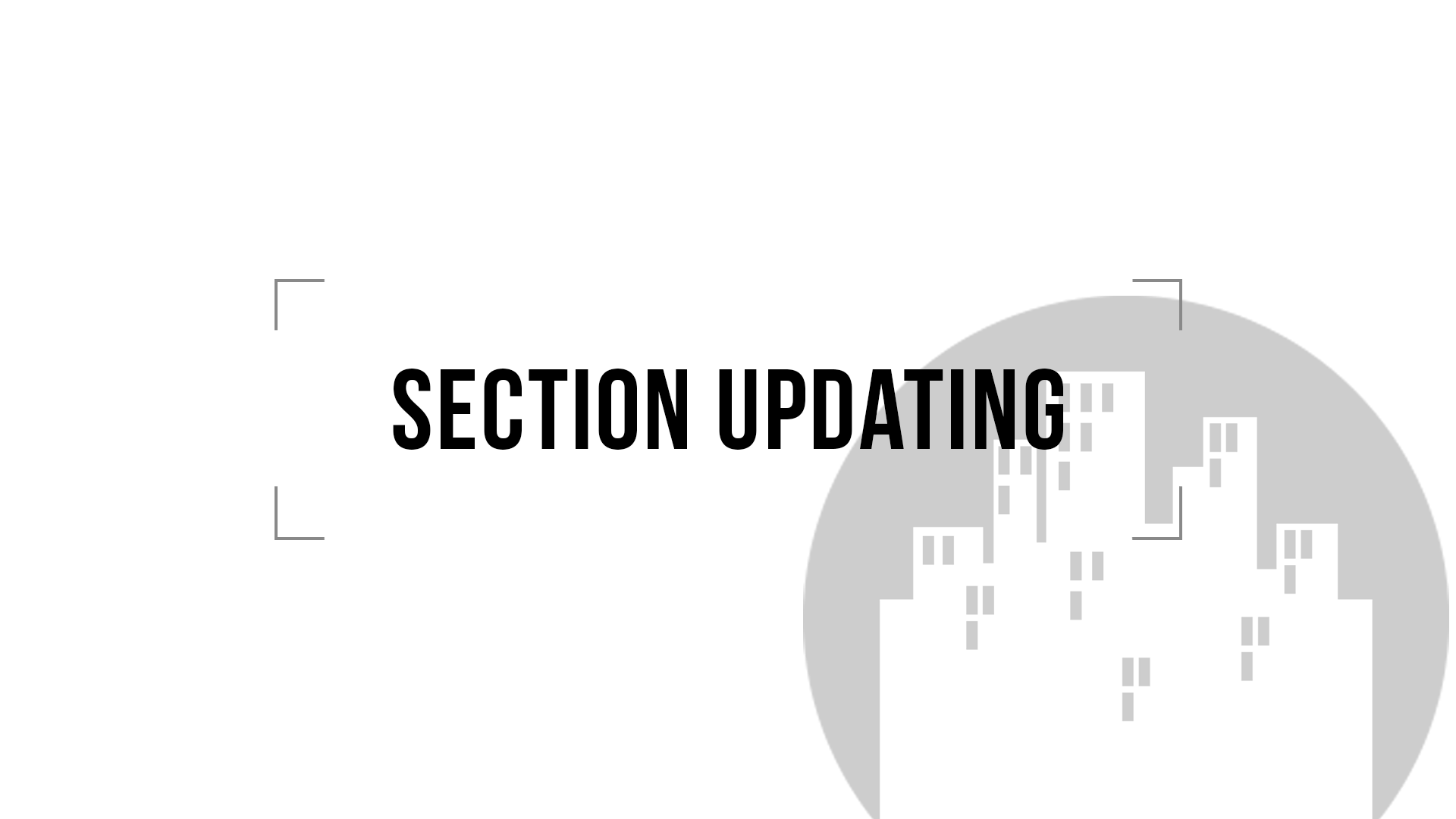 Section updating